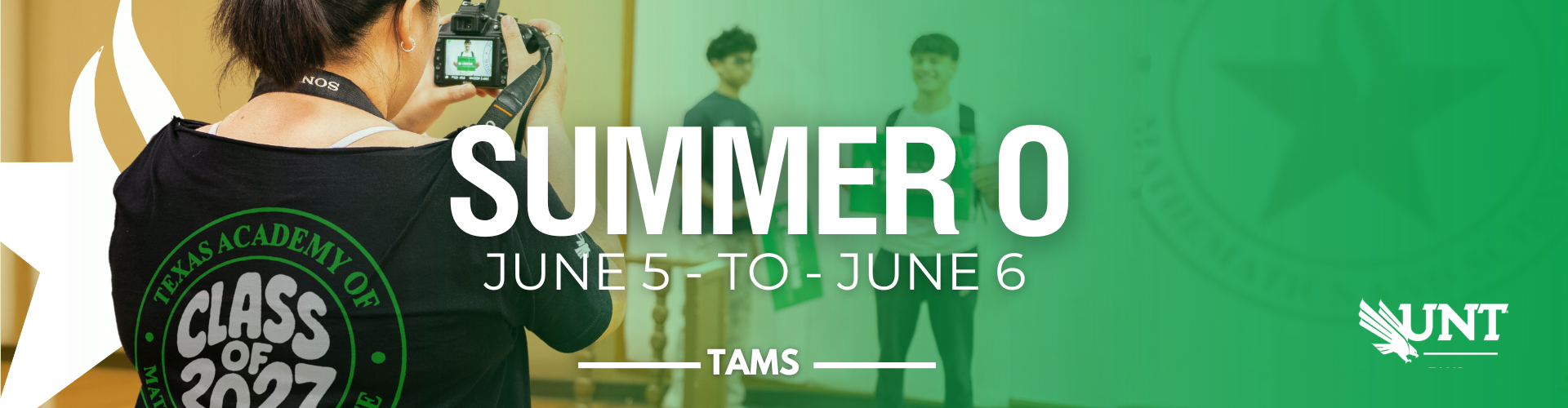 TAMS Summer Orientation Banner Image